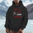 Run Steal I Dare You Humor Baseball Catcher Vintage Unisex Hoodie