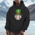 St Patricks Day Baseball Player Leprechaun Hat Men Boys Kids Unisex Hoodie