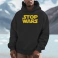 Stop Wars 反戦メッセージ 地球と宇宙の平和 パーカー