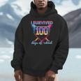 I Survived 100 Days Of School Baseball Boys Students Unisex Hoodie