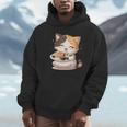 わがまま猫 寿司ねこ ラーメン好き かわいい おもしろ マンガ 長袖tシャツ パーカー