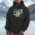 シバイヌ 面白いtシャツ 柴犬 犬 ゴッホ 星月夜 かわいい メンズ 子供 おもしろ 服 グッズ ネタ パーカー