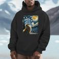 ポメラニアン 犬 イヌアート ゴッホ 星月夜 ポメラニアン 長袖tシャツ パーカー