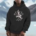 ルシファーの悪魔の紋章 五芒星とリヴァアタン十字架 長袖tシャツ パーカー