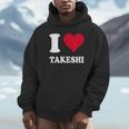 レッドハート I Love Takeshi パーカー