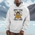 Born To Read Forced To Work Reading Book Lover Unisex Hoodie