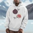 Fig 1 Figs Fruit Scientific Drawing Textbook Graphic Unisex Hoodie