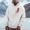 Gecko Footprint ハイビスカスフラワー ハワイサーフスタイルtシャツ パーカー