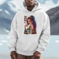 Hot Girls Read Books Spicy Dark Romance Reader Bookish Girl Unisex Hoodie
