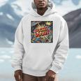 Pocket Rocket Comic Book Style Premium Tri-Blend Unisex Hoodie
