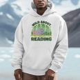 Wild About Reading Books Rhino Pig And Crocodile Unisex Hoodie