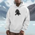 ブラックラブラドゥードル ポケット入り ラブラドゥードル犬愛好家 長袖tシャツ パーカー