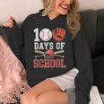 100 Days Of School Baseball Player Teacher Student Unisex Hoodie
