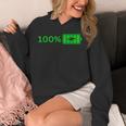 100バッテリー – 100バッテリー I おもしろい 高エネルギーパーセント パーカー