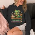 Adorable Dragon Read Books Be Kind Stay Weird Fantasy Lover Unisex Hoodie