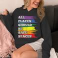 All Placeshould Beafepaces ゲイプライド 同盟国 Lgbtq Month パーカー