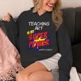 Art Painting School Teacher Superhero Superpower Comic Book For Men Women Unisex Hoodie