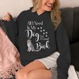 Australian Shepherd Dog Book Reading Love Mini Aussie Men Women Kids Unisex Hoodie