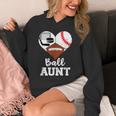 Ball Aunt Heart Football Baseball Hockey Game Day Unisex Hoodie