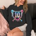 Baseball 10 Year Old Boy Ice Cream Drip 10th Birthday Player Unisex Hoodie Baseball 10 Year Old Boy Ice Cream Drip 10th Birthday Player Unisex Hoodie