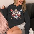 Baseball 2026 Ice Cream Drip Bats For Boys Birthday Graphic Unisex Hoodie Baseball 2026 Ice Cream Drip Bats For Boys Birthday Graphic Unisex Hoodie