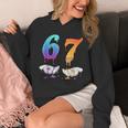 Baseball 67 Ice Cream Drip Six Seven Boys Meme Unisex Hoodie
