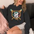 Baseball 8 Year Old Ice Cream Drip 8th Birthday Boy Number 8 Unisex Hoodie