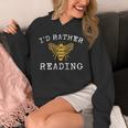 Book Lover I'd Rather Bee Reading Teacher Librarian Unisex Hoodie