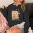 Take Me To The Book Store Cozy Bookshop Cat Aesthetic Unisex Hoodie Take Me To The Book Store Cozy Bookshop Cat Aesthetic Unisex Hoodie