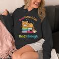 Books Coffee And Cats Thats Enough Cat Lover Unisex Hoodie