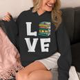 Bookworm Love Book Lover Reading Librarian Unisex Hoodie