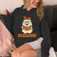 Booooks Ghost Boo Read Books Library Teacher Halloween Cute For Men Women Kids Unisex Hoodie