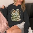 Camo Floral Books Wildflower Botanical Reading Lover Unisex Hoodie Camo Floral Books Wildflower Botanical Reading Lover Unisex Hoodie