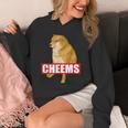 Cheems Dog おもしろ柴犬ダンクミーム パーカー