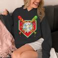 Christmas Baseball Ice Cream Drip Men Women Kids Unisex Hoodie