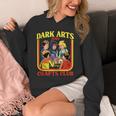 Dark Arts And Crafts Club Retro Witchy Book Cover Unisex Hoodie