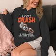 I Dont Crash ダートバイク 面白い モトクロス バイカー メンズ レディース キッズ パーカー
