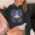 Dragon Reading Book Lover Unisex Hoodie Dragon Reading Book Lover Unisex Hoodie