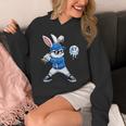Dripping Drip Baseball Rabbit Bunny Easter Men Boy Kid Unisex Hoodie