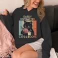 Easily Distracted By Cats And Books For Cat Lovers For Men Women Girls Kids Unisex Hoodie Easily Distracted By Cats And Books For Cat Lovers For Men Women Girls Kids Unisex Hoodie