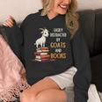 Easily Distracted By Goats And Books Goats And Book Reading Unisex Hoodie Easily Distracted By Goats And Books Goats And Book Reading Unisex Hoodie
