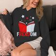 Freadom I Read Banned Books Banned Books Week Librarian Unisex Hoodie