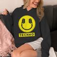 Hardcore Rave Music Raver 90S Edm Dj Rave House-Music Techno パーカー