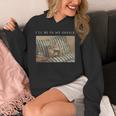 I'Ll Be In My Office Retro Cat Reading Book Nerd Read Reader Unisex Hoodie