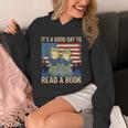 It's A Good Day To Read A Book Frog Vintage USA FLag Unisex Hoodie It's A Good Day To Read A Book Frog Vintage USA FLag Unisex Hoodie