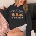 It's A Good Day To Read A Book Highland Cow Bookworm Unisex Hoodie It's A Good Day To Read A Book Highland Cow Bookworm Unisex Hoodie
