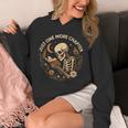 Just One More Chapter Book Lover Bookish Reading Skeleton Unisex Hoodie