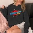 Kansas City Missouri MO Pop Art Comic Book Inspired Unisex Hoodie Kansas City Missouri MO Pop Art Comic Book Inspired Unisex Hoodie