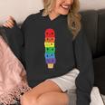 Kawaii Gay アイスクリーム Lgbt プライド レインボー プライド 月間 パーカー