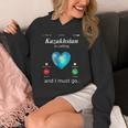 Kazakhstan Ruft Und Ich Muss Gehen カザフスタン国旗tシャツ パーカー